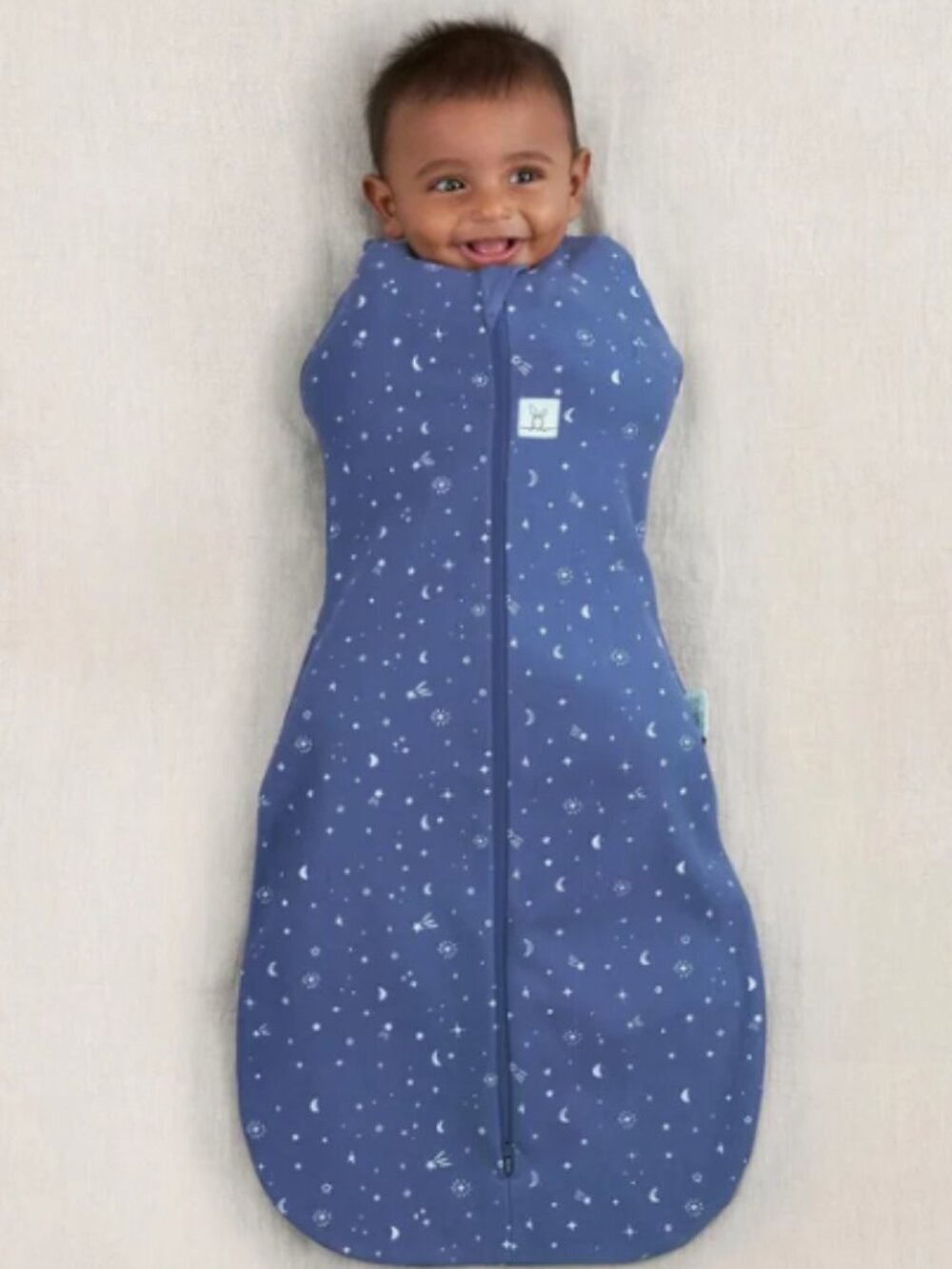 ergopouch // Cocoon Swaddle Sack 0.2 TOG Night Sky Blue - 0-3months